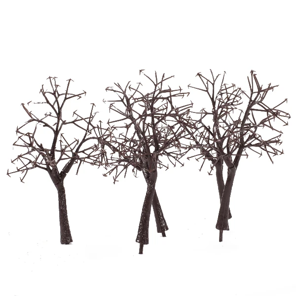 10pcs Model Trees Scenery Model Artificial Layout Forest Diorama, Building Model