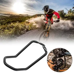 1Pc Fiets Gear Achter Derailleur Chain Guard Protector Racefiets Carbon Stalen Dubbele Vleugels Dubbele Gat Gebogen Beugel