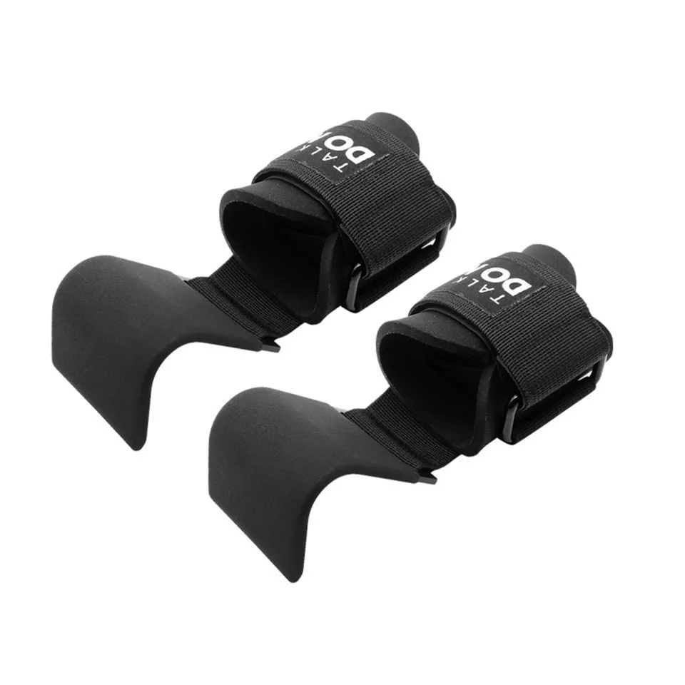 KoKossi 1 Pair Weightlifting Wrist Support Grips Gym Fitness Grip Hook fit Training Gloves Fitness Sports Dumbbell Bodybuilding