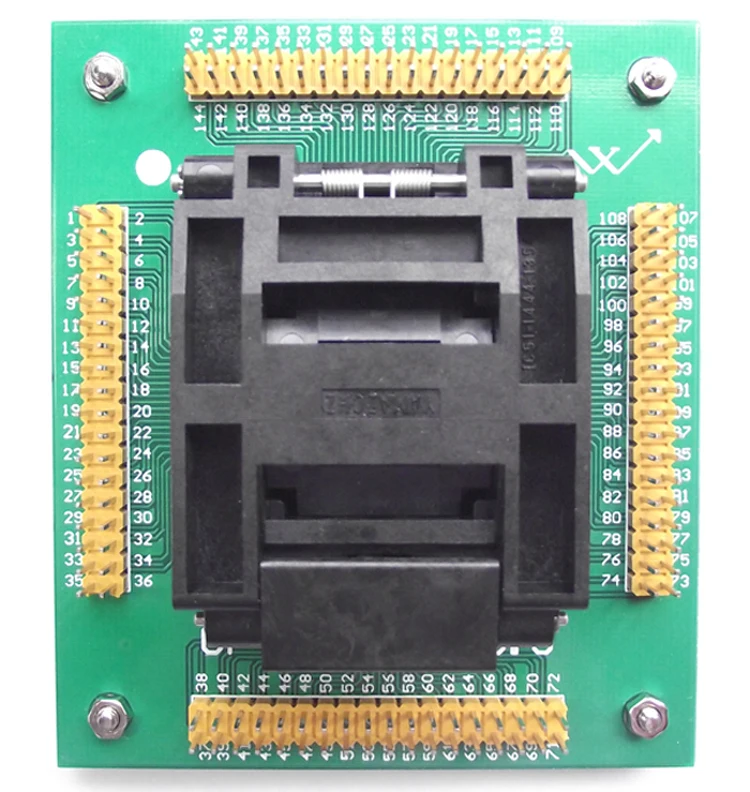 

Qfp144 Test Stand Burning Stand Lqfp144 Micro Electronics Tqfp144 0.5mm Adapter