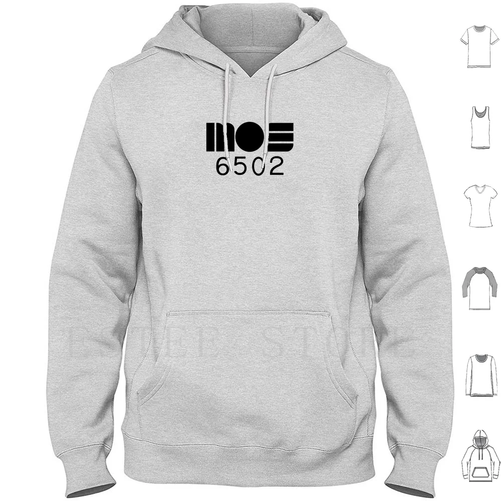 Mos 6502 8-Bit Cpu Hoodies Mos 6502 C64 6581 Sid Commodore 64 Micro 8 Bit 8bit Retro Programming Amiga Spectrum