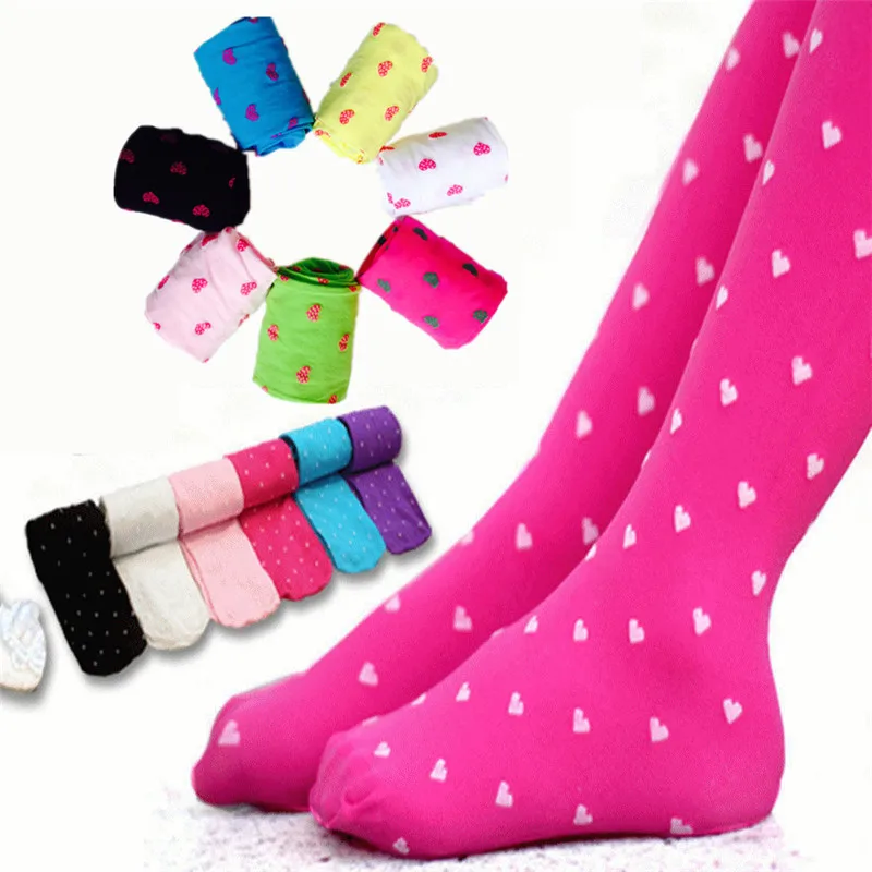 Baby Velvet Candy Colors Cute Girls Tights For Children Pantyhose Kids Stockings Autumn & Spring