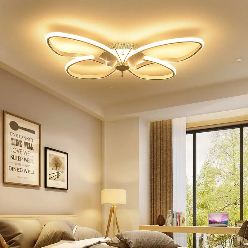 

Modern LED lamp dimmable LED ceiling lamp bedroom kitchen lighting butterfly shaped children's room decoration ceiling lamp