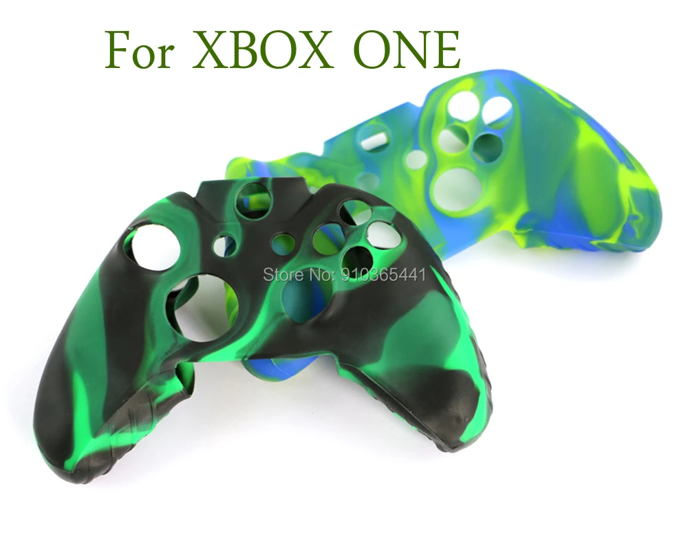 

20pcs/lot Camo Silicone Case For Xbox One Controller Gamepad Cover Rubber Skin Grip Case Protective For Xbox One