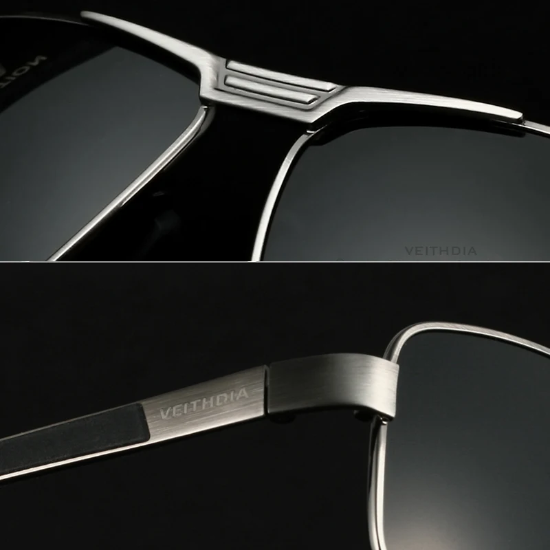 VEITHDIA-Brand Polarized UV400 Sunglasses for Men, Driving Sun Glasses, Outdoor Sports, Cycling Eyewear Accessories, 2490