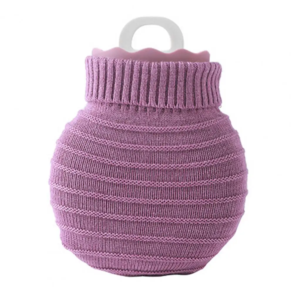 Hot Water Bag Water Injection Silicone Hot Water Bag Portable Hand Warmer Bag