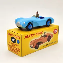 DeAgostini 1:43 Dinky Toys 104 per Aston Martin DB3S Blue Diecast Models Collection