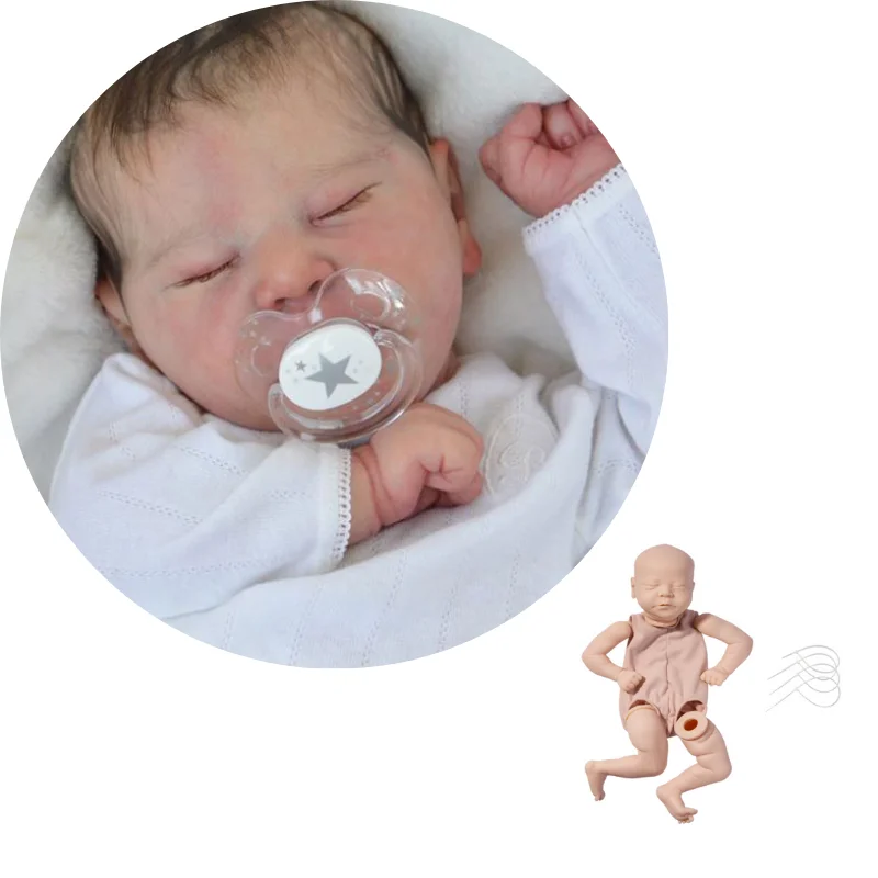 21 Inch Kit Chase Reborn Baby Doll Kit Sleeping Baby Molds Blank Unpainted Unassembled Kit Handmade DIY Toy For Girls Boy LOL