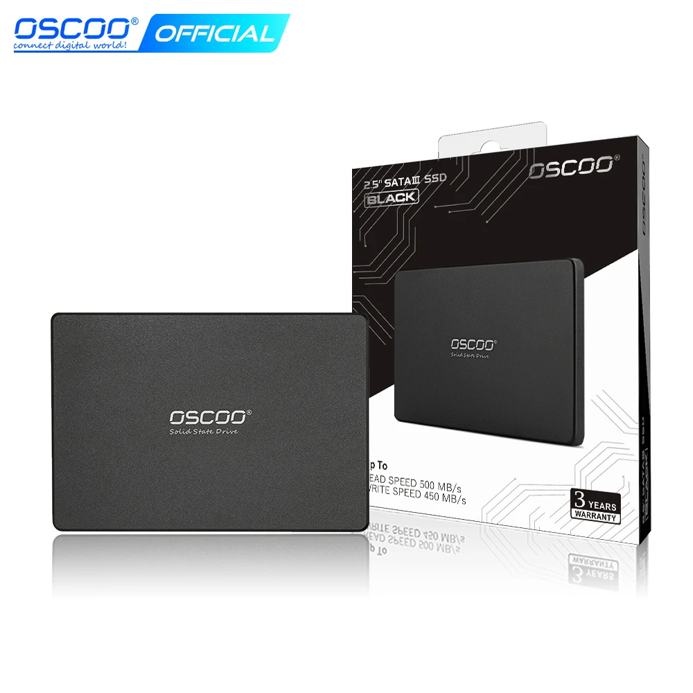 

OSCOO SSD Hard Disk 2.5inch SATAIII SSD Hard Drive Solid State Drive 120GB 240GB Super Fast Speed for Computer Laptop PC