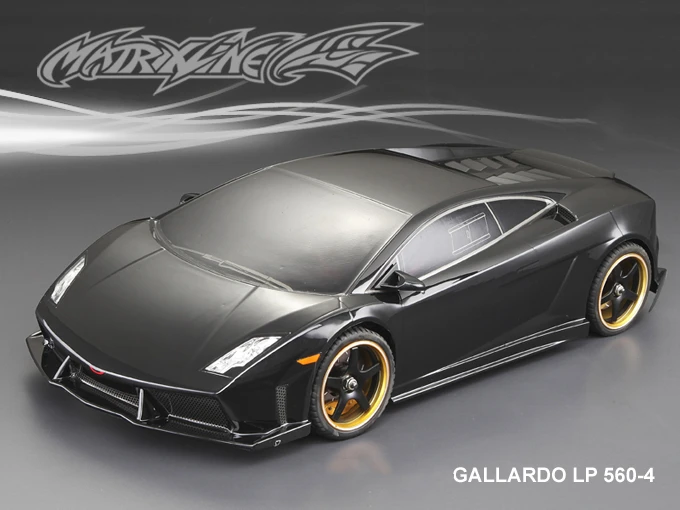 1 set Gallardo LP560 1/10 1:10 drift RC PC body shell lampshade 195mm width Transparent drift body shell RC hsp hpi trax Tamiya