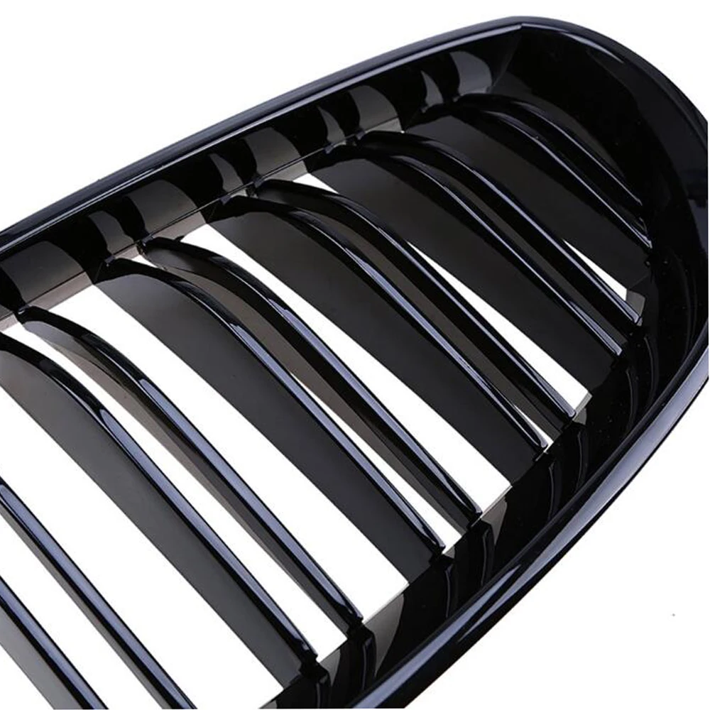 Front Carbon Fiber  Kidney Sport Grilles Hood Grill For BMW E60 E61 2003 2004  2005  2006  2007  2008  2009 M5 525i 528i 528xi