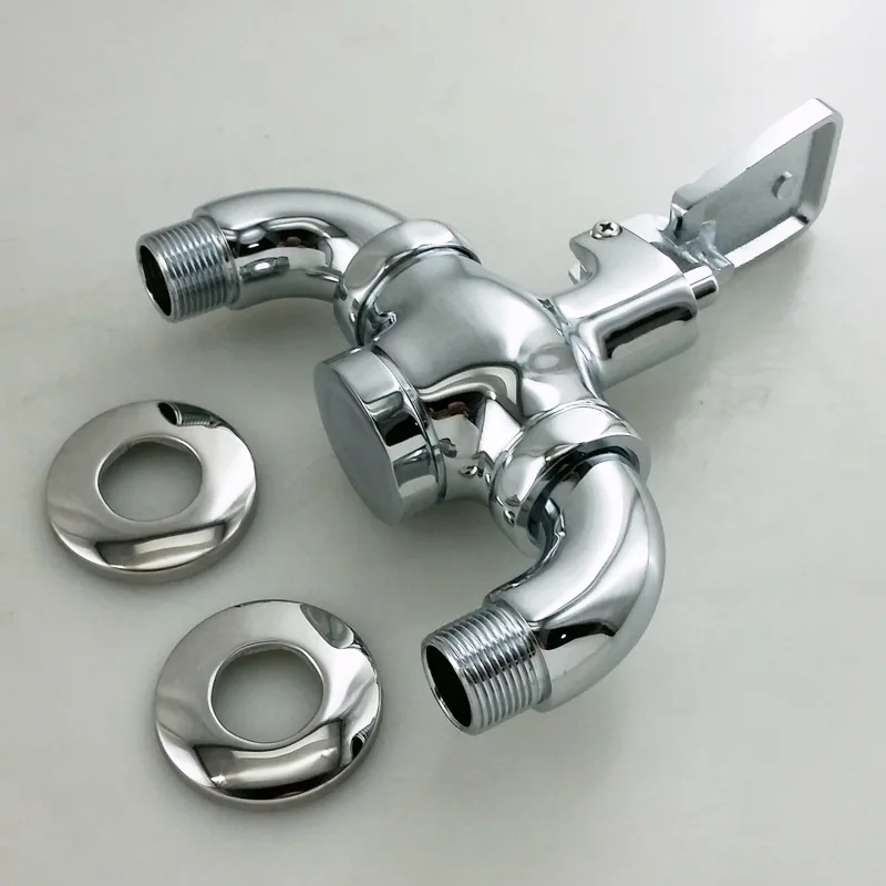 Stool Flushing Valve Pedal Type Brass Quick Opening Flushing Valve Delay Urinal Flushing Valve Garden Faucet  Water Tap