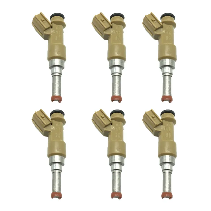 6pcs Fuel Injector Nozzle For TOYOTA Land Cruiser Prado 23250-31100 23250 31100 2325031100 23209-39215 23209 39215 2320939215