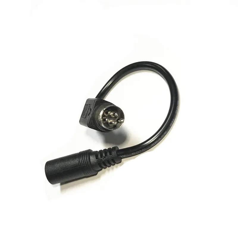 Cavo Alimentazione 4 Pin DIN Femmina A DC 5,5x2,5 Mm – 18AWG Per CCTV E Telecamere