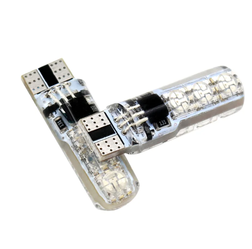 2/4 шт 12V светодиодный 5050 SMD 1,2 Вт Авто RGB светодиодный внутренний купол Клин для чтения светильник строб лампа