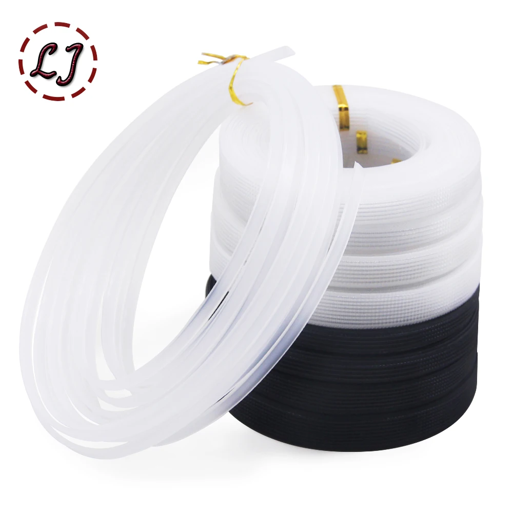 5 Yards Clear White Black Plastic Corset Bone Wedding Dress Support Stereotypes Materials For DIY Crafts Sewing Bra Strip Decor