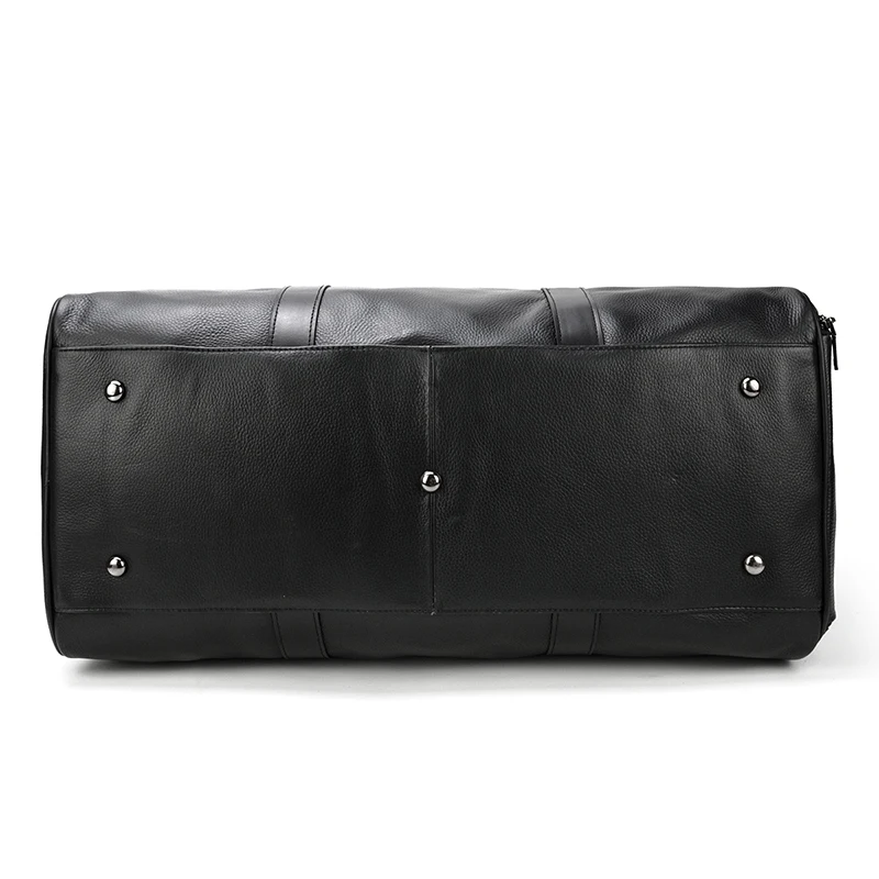 Imagem -05 - Bolsa de Viagem Masculina de Couro Bovino Genuíno Grande Capacidade 16 Polegadas Laptop Duffel Bolsa Bagagem Fim de Semana Bolsala Grande Transversal