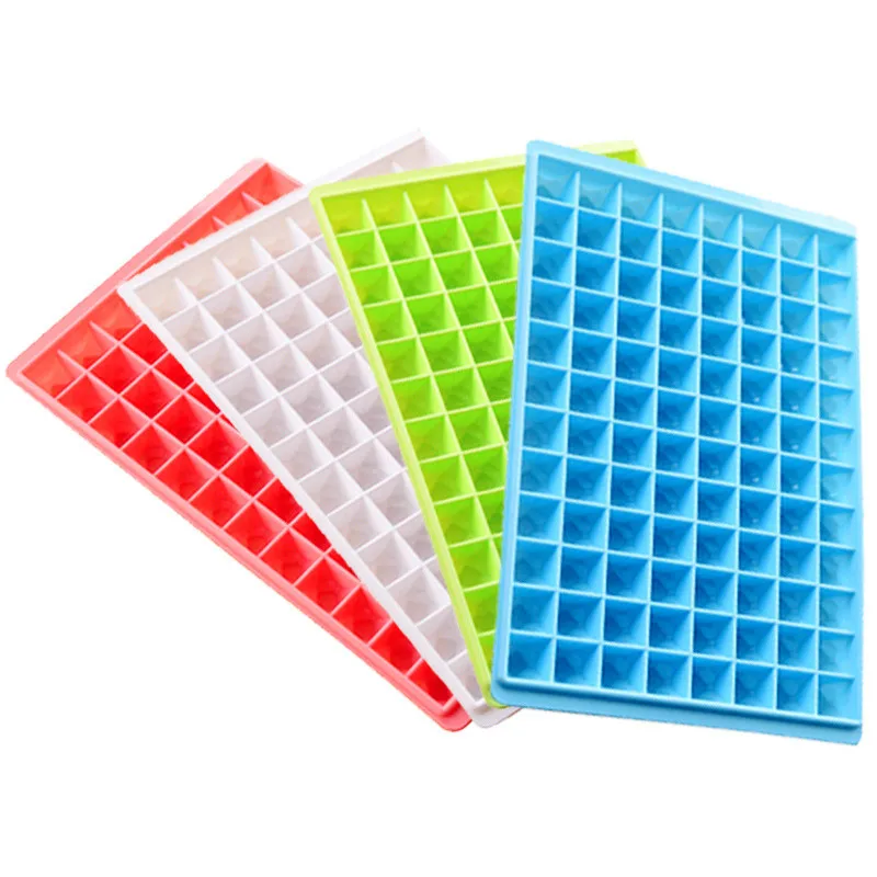 

96 Grids Food Grade Silicone Ice Tray Fruit Ice Cube Maker DIY Creative Small Ice Cube Mold Square Shape Kitchen Accessories