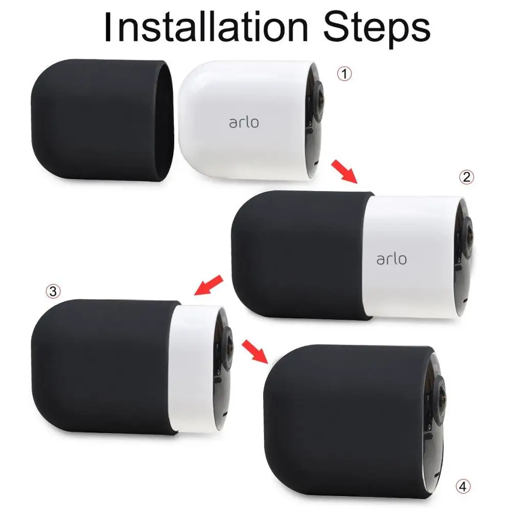 Funda protectora de silicona resistente al agua y a los rayos UV para cámara inalámbrica inteligente Arlo Ultra 4K UHD
