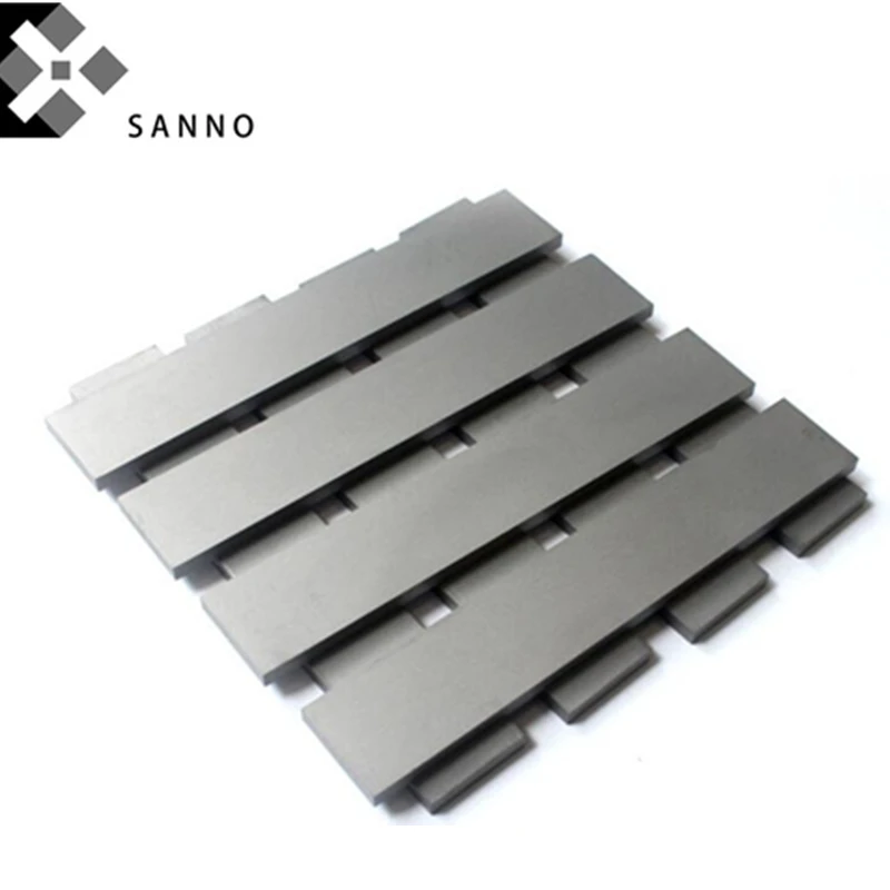 YG8 3x3x100mm - 5x10x200mm CNC Harder Flat Tungsten Carbide Steel Plate Customize YW1 / YG6X / YG8 / YG11C Carbide Sheet