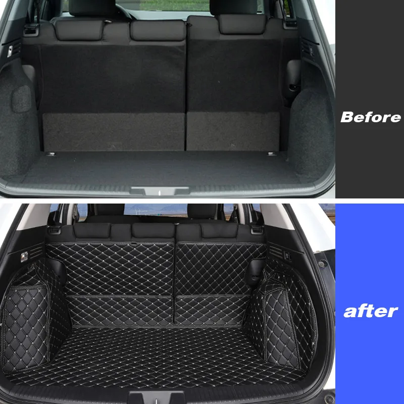 

Защитный коврик для багажника автомобиля, водонепроницаемый, декоративный, аксессуар для интерьера, элемент отделки для Honda HRV HR-V 2021-2015