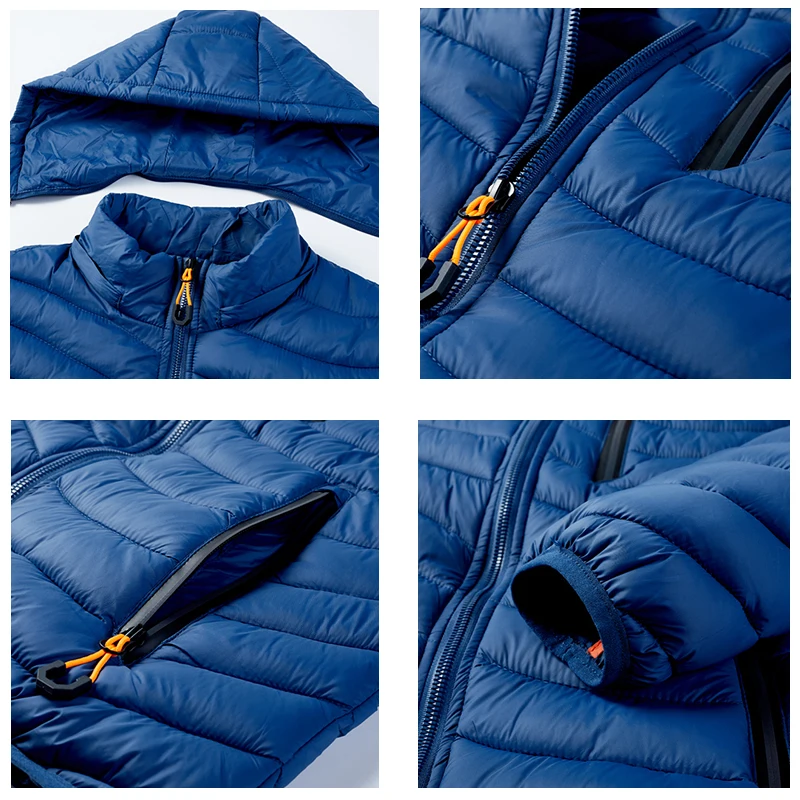 CHAIFENKO marque hiver chaud imperméable veste hommes 2024 nouveau automne épais à capuche Parkas hommes mode décontracté mince veste manteau hommes