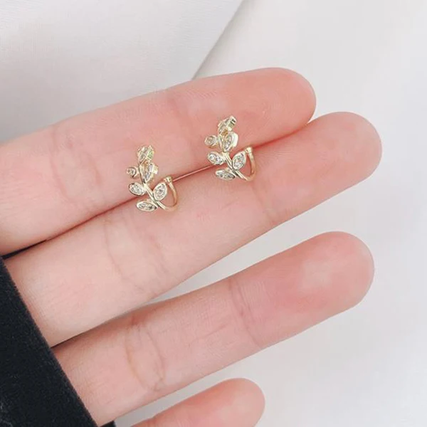 Fashion Small Ear Cuff Earring For Women Ear Clip Gold Color No piercing Fake Cartilage Earrings