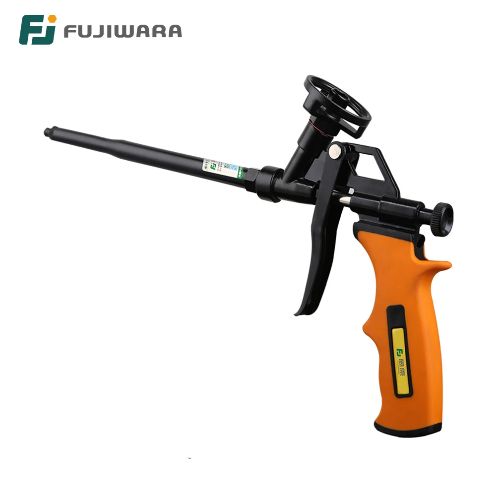 FUJIWARA Fluorocarbon Metal Foam Gun Foam Rubber Filling Agent Polyurethane Foam Sealing Filler Spray Gun