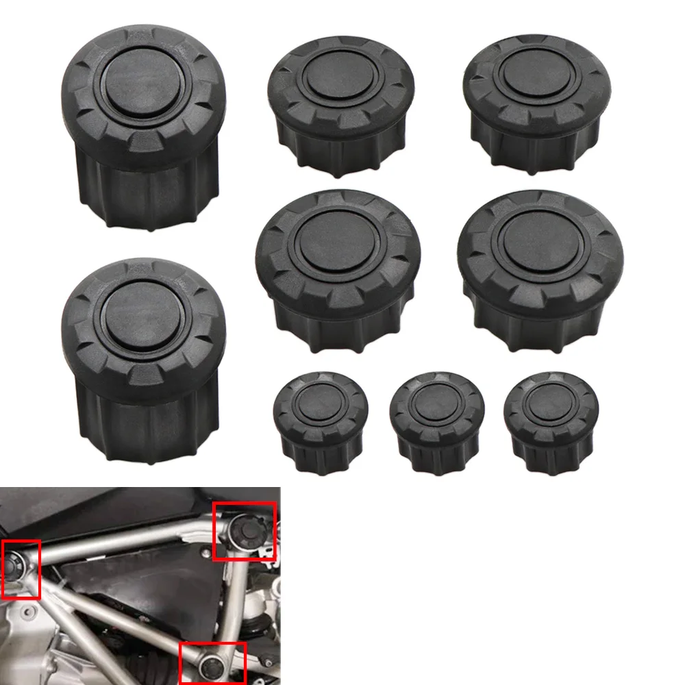 Motorcycle 3-color Frame Hole Cover Plug Decoration Suitable For BMW R 1200GS R1200GS LC Adventure ADV 2014-2018 R1250GS 2019