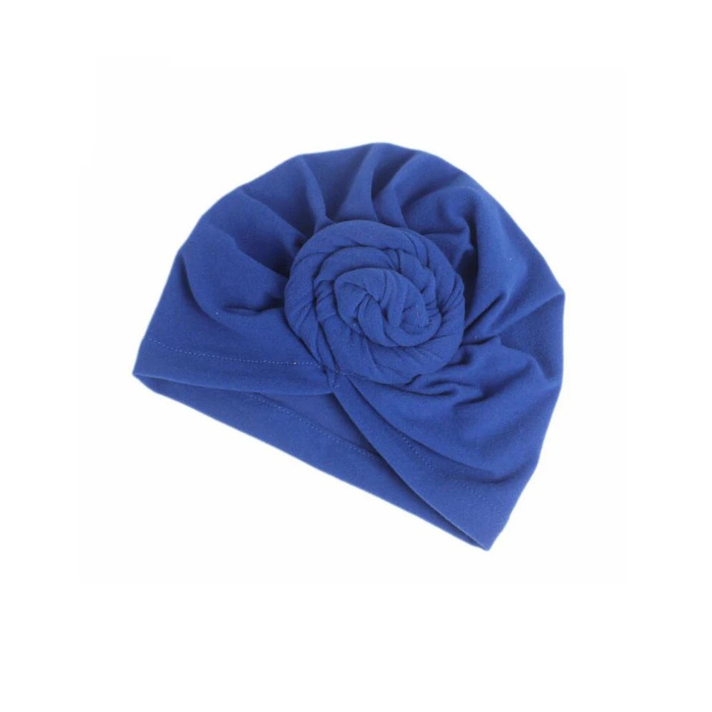 India Hat Muslim Knot Bonnet Pleated Beanies Skullies For Women Islamic Arab Chemo Cancer Hat Solid Elastic Hair Loss Head Wrap