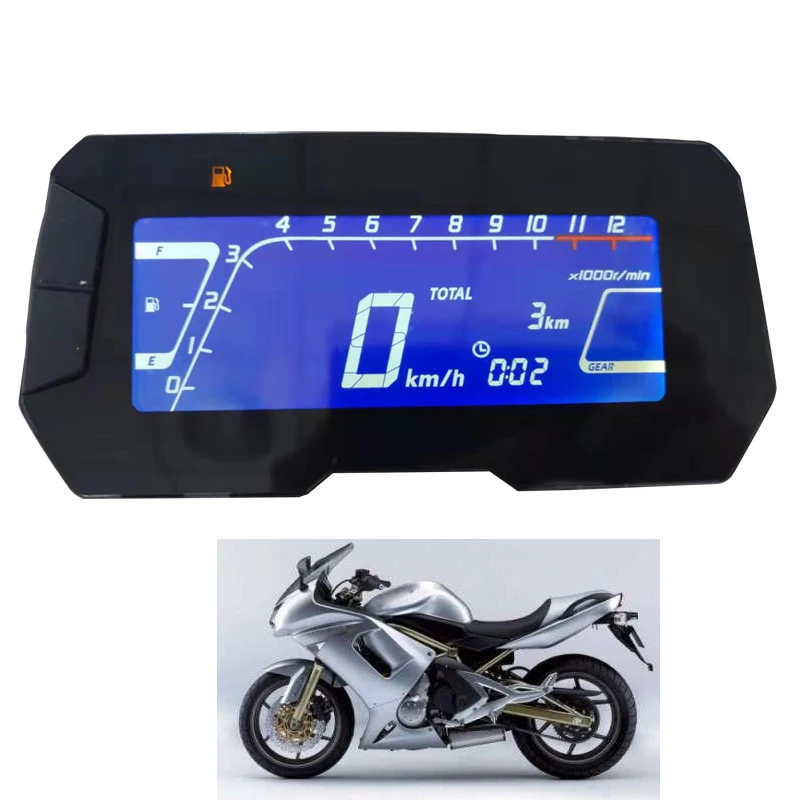 12000 RPM 6 Gear New Motorcycle LCD Odometer Digital Electric Modified  Adjustable Speedometer For CB150r