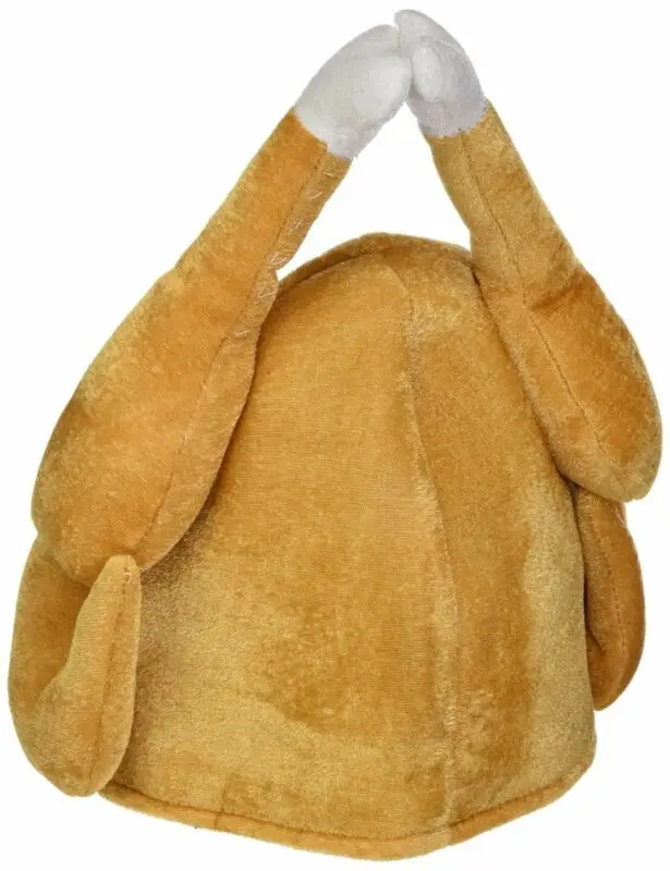 Turkey Thanksgiving Hat Novelty Cooked Chicken Bird Secret Beanies Santa Fancy Dress Hat