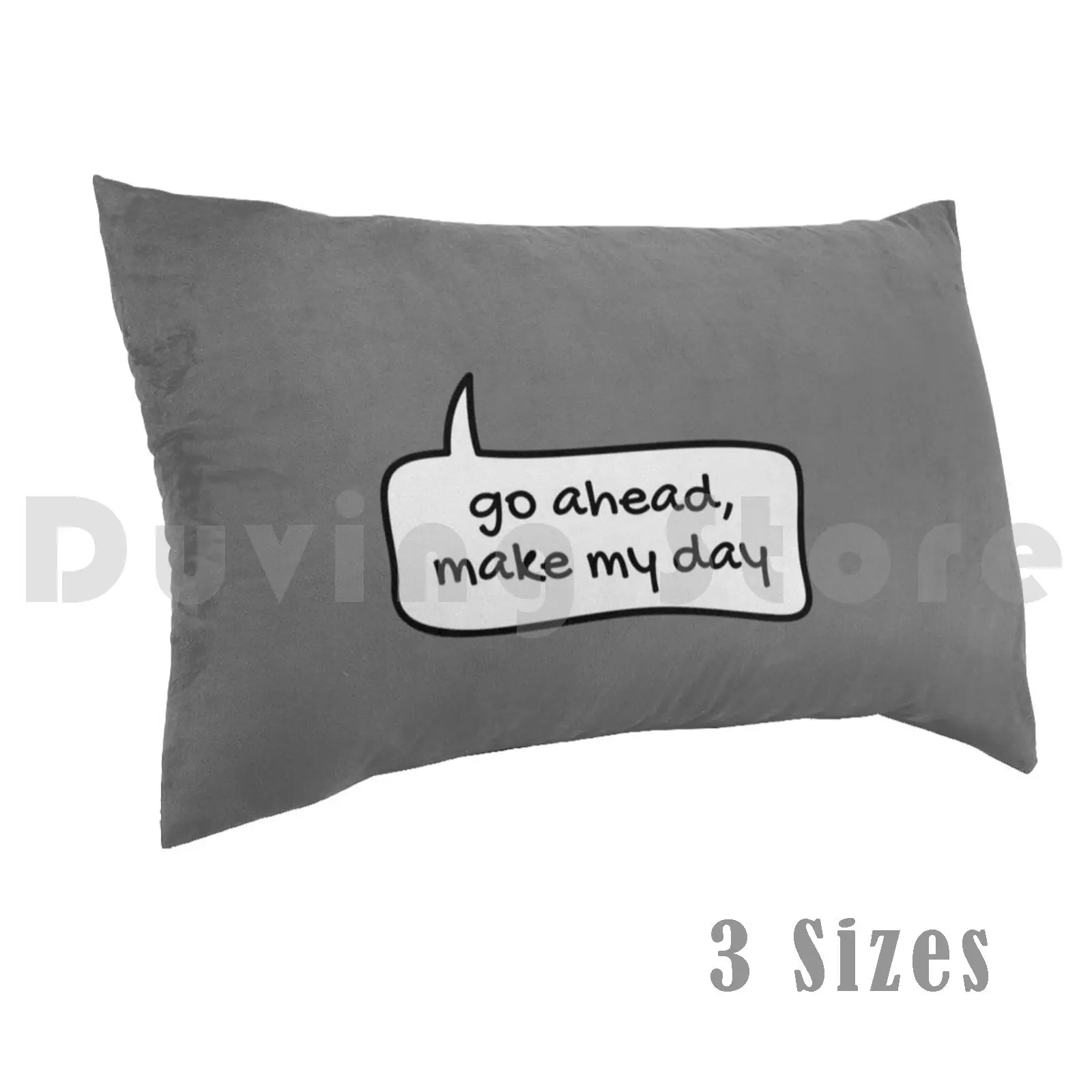 Go Ahead , Make My Day Pillow Case DIY 50*70 Dirty Harry Force Don Siegel Zodiac Clint Eastwood