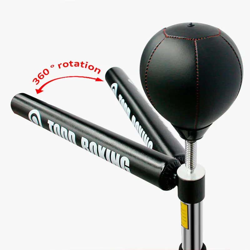 Boxing Reaction Target 360° Rotating Target Height Adjustable Freestanding Punching Ball Boxing SpeedBag For MMA Fitness Workout