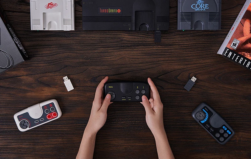 8BitDo PCE Core 2,4G Wireless Gamepad Controller für PC Motor Mini PC Motor CoreGrafx Mini TurboGrafx-16 Mini für Schalter – Detail 1