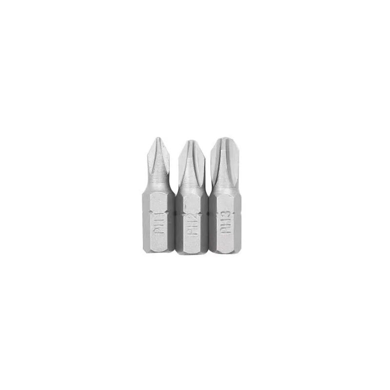 3pcs 25mm Screwdriver Bits Set 1/4 Inch Hex Shank CR-V Electric Screw Drill Bit T10-T40,H2-H6,SL4-SL6,PH1-PH3,PZ1-PZ3