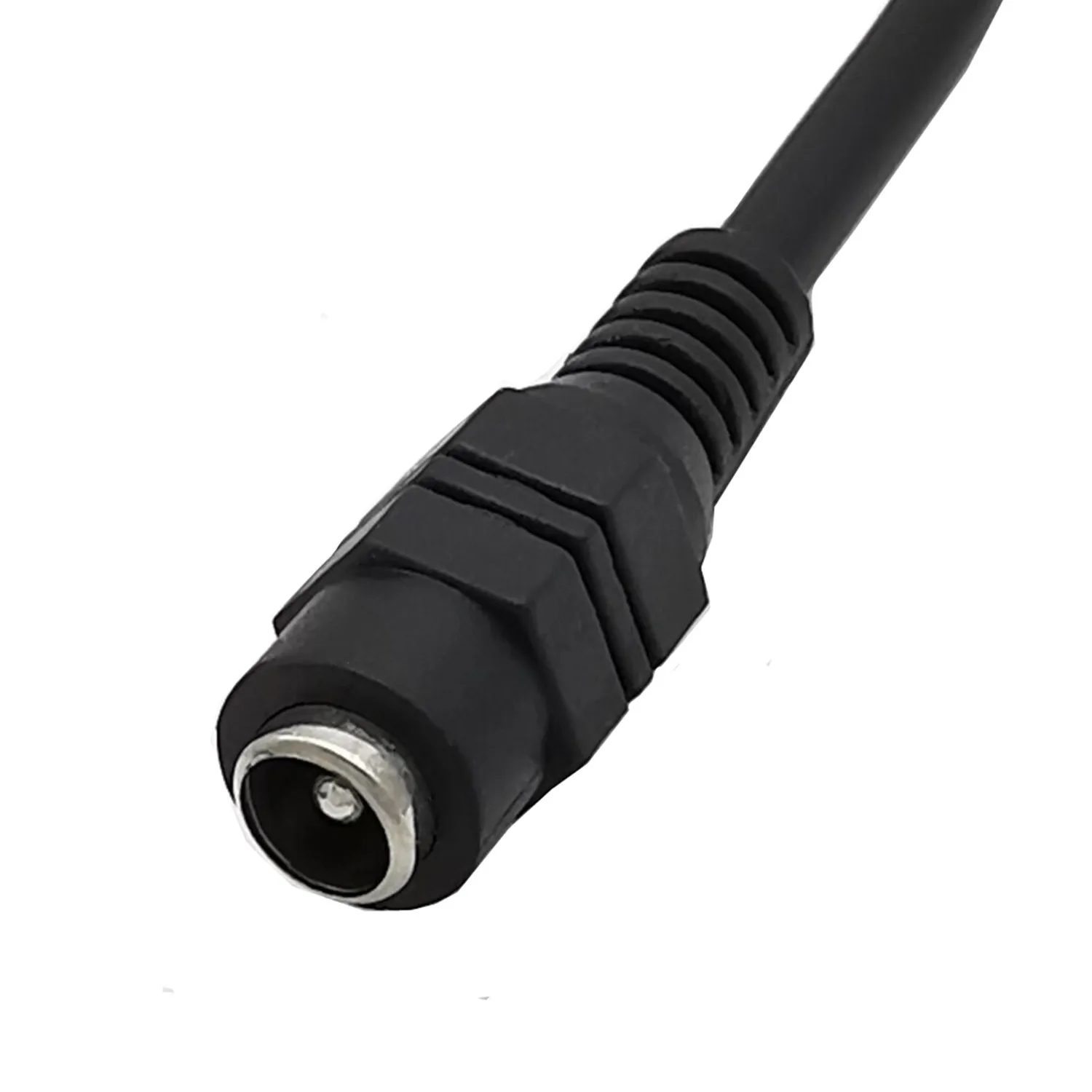 تيار مستمر السلطة جاك 5.5x2.1 مللي متر تيار مستمر كابل الطاقة 1 أنثى إلى 2 ذكر التوصيل الفاصل محول للأمن كاميرا تلفزيونات الدوائر المغلقة وشريط LED 0.4 متر