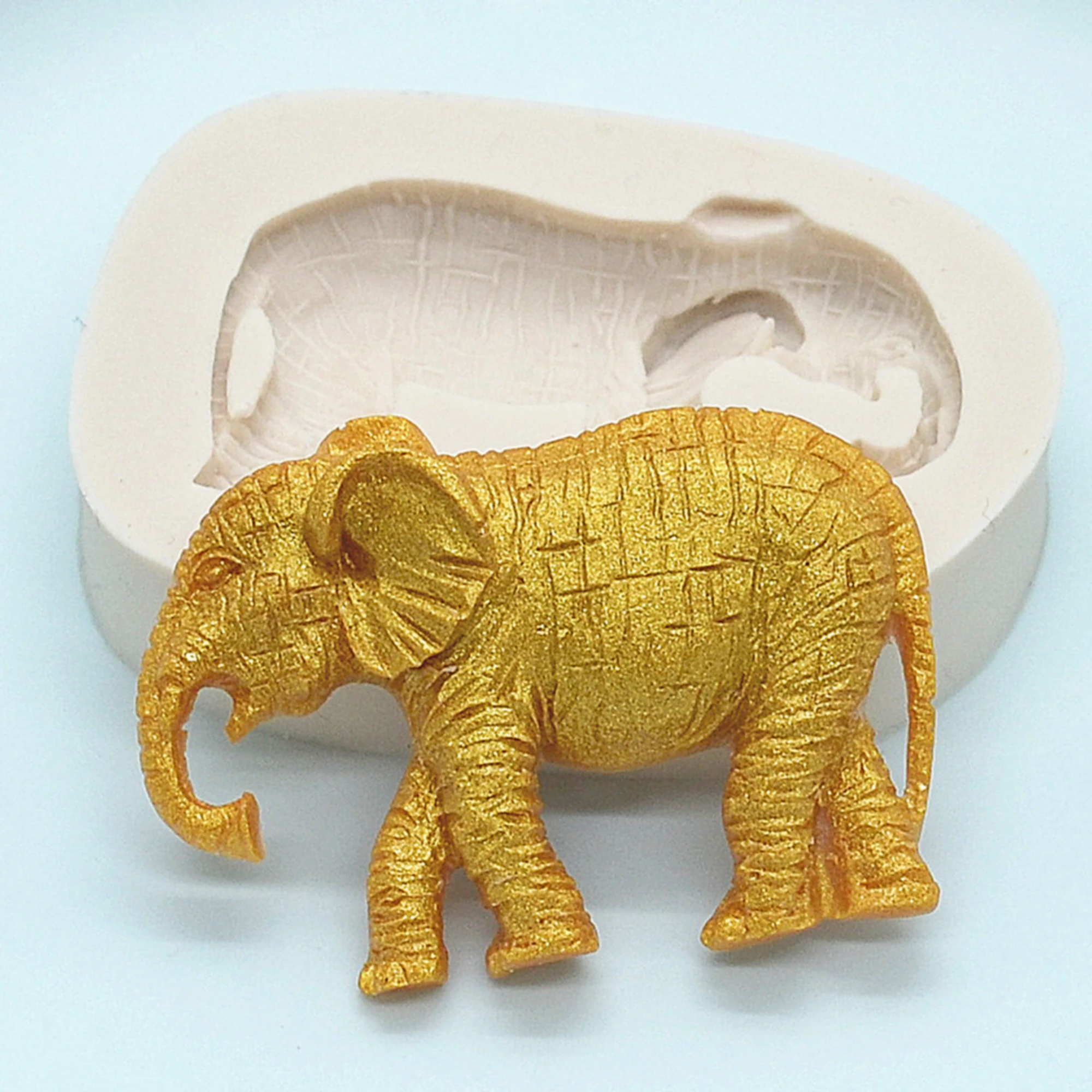 Elephant Silicone Cake Molds Kitchen Resin Baking Tools DIY Pastry Cake Fondant Moulds Dessert Chocolate Lace Decoration M1362