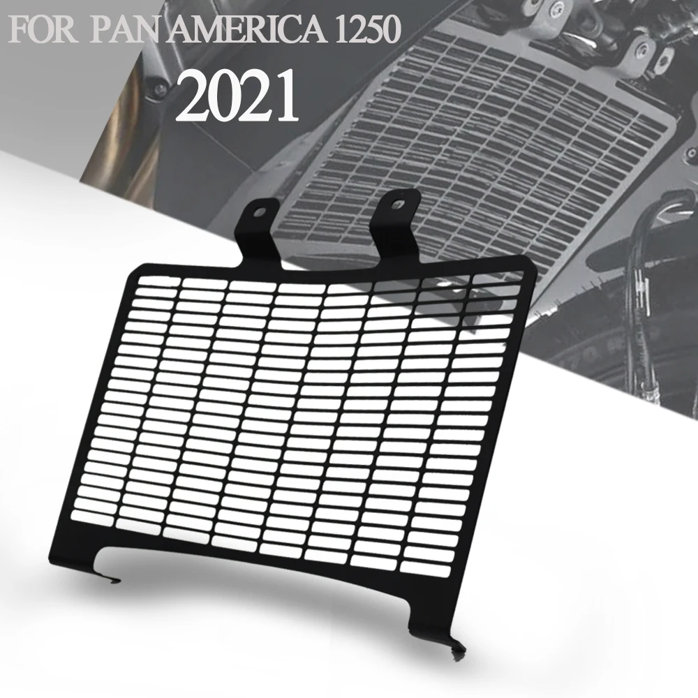 

Motorcycle Radiator Guard Grille Cover Cooler Protector Black For Harley Pan America Adventure ADV 1250 Special RA1250 RA1250S