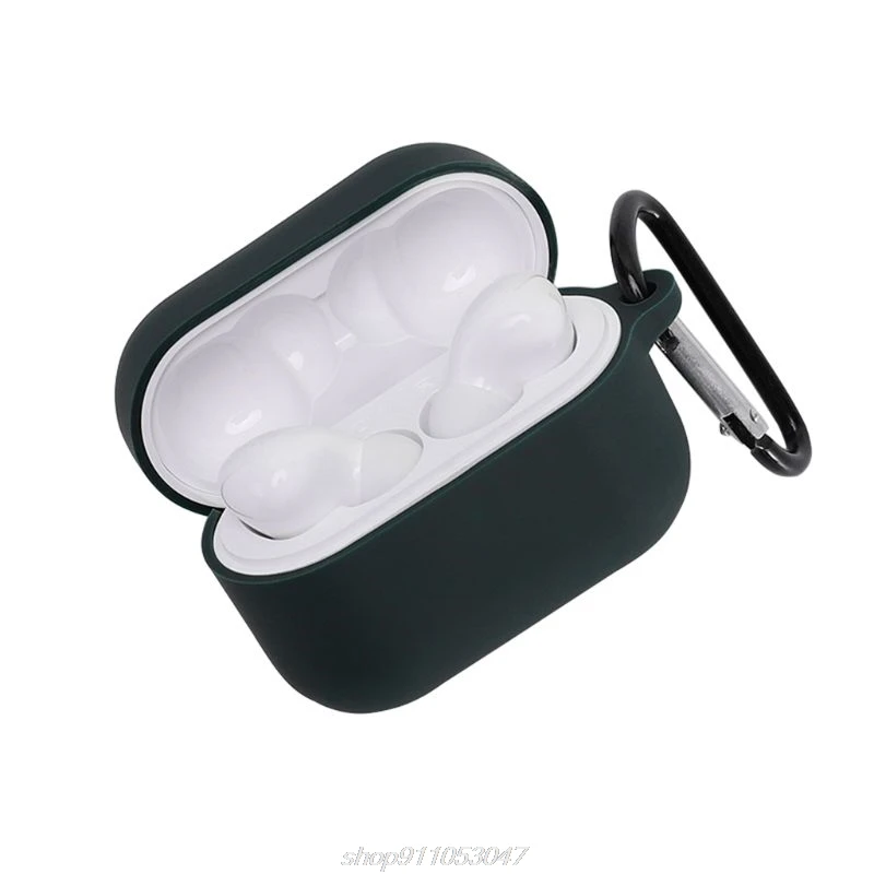 Anti-Vingerafdruk Stofdicht Beschermhoes Siliconen Case Met Karabijnhaak Voor Honor Oordopjes X1 Tws Draadloze D07 20 dropship