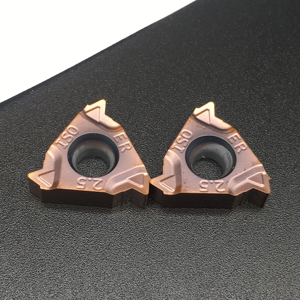 10PCS 16ER M 2,5 ISO FT1125 Werkzeughalter Threading Einsätze CNC Drehen Werkzeug Edelstahl Und Stahl Teile Sind Universal drehmaschine