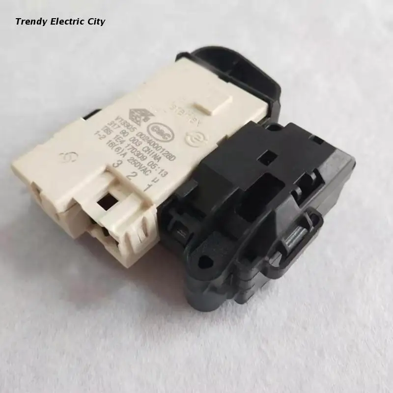 ZV-447 Washing Machine Door Lock Time Delay Switch Washing Machine Parts For Haier Media TCL 0024000128A/0024000128D