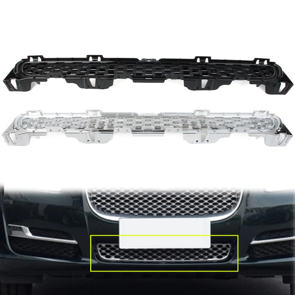 

Car Front Lower Bumper Center Grille ABS Plastic Mesh Grill For Jaguar XJ 2016 2017 2018 2019 2020 2021