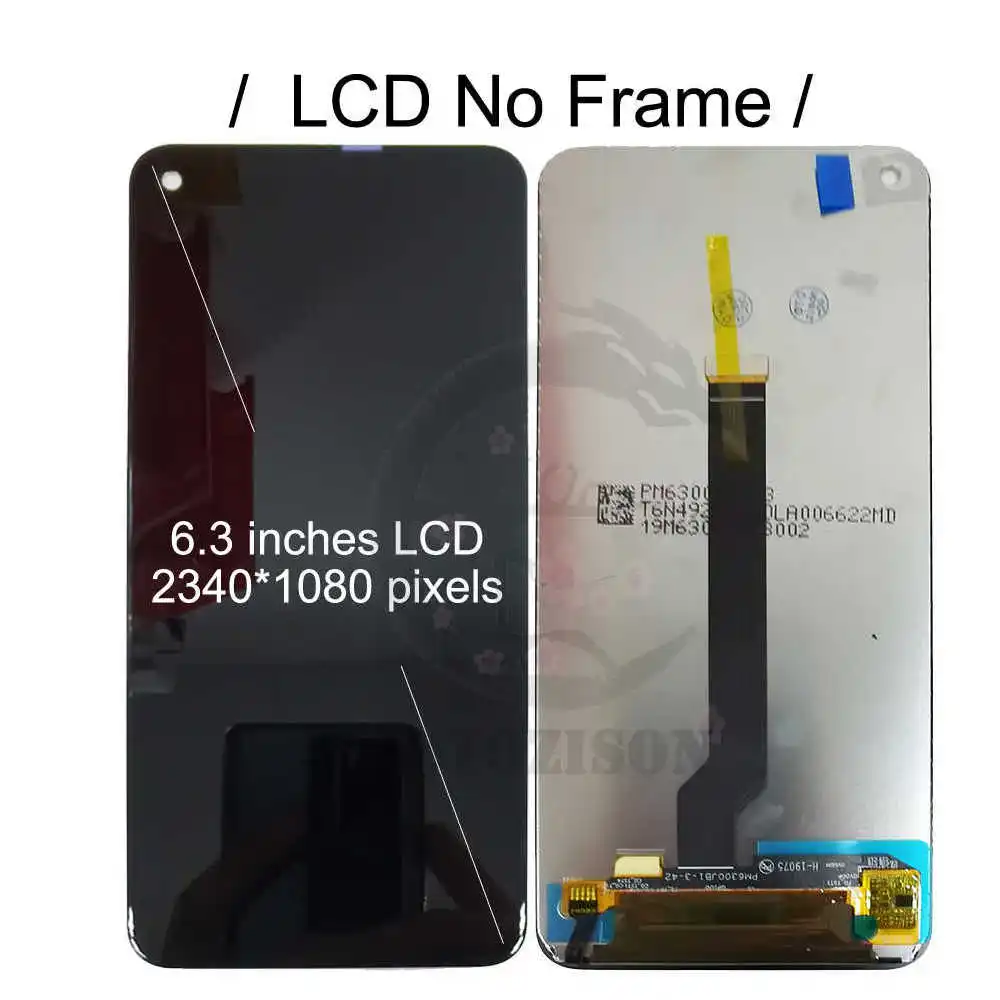 For Samsung Galaxy A60 LCD 2019 A606 LCD Display With Frame SM-A606F/DS A606Y LCD A606F Screen Touch Sensor Digitizer Assembly