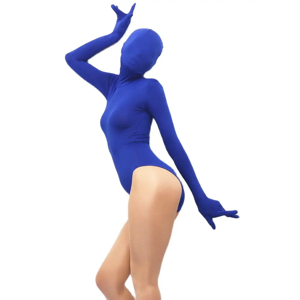 Plus Size Long Sleeve Bodysuit Body Sculpting Stage Showing Theatre Performance Cosplay Half Coat One Piece Tights Zentai Suit