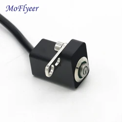 MoFlyeer 12V Universal Motorcycle Handlebar Switch Motorcycles Scooter Electrombile Motorbike Headlight On Off Button Aluminum