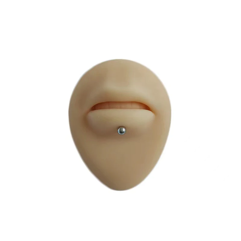 Soft Silicone Ear Model 1:1 Human Ear Nose Tongue Labret Model Simulation Display Props Teaching Tools Jewelry Display Earrings