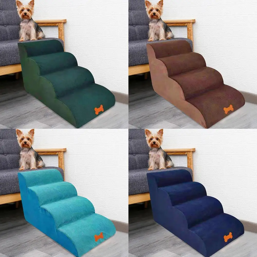 

Large Size 4-Tier Training Play Steps High Breathable Dog Play Stairs Pet Stairs Coat Removable And Washable