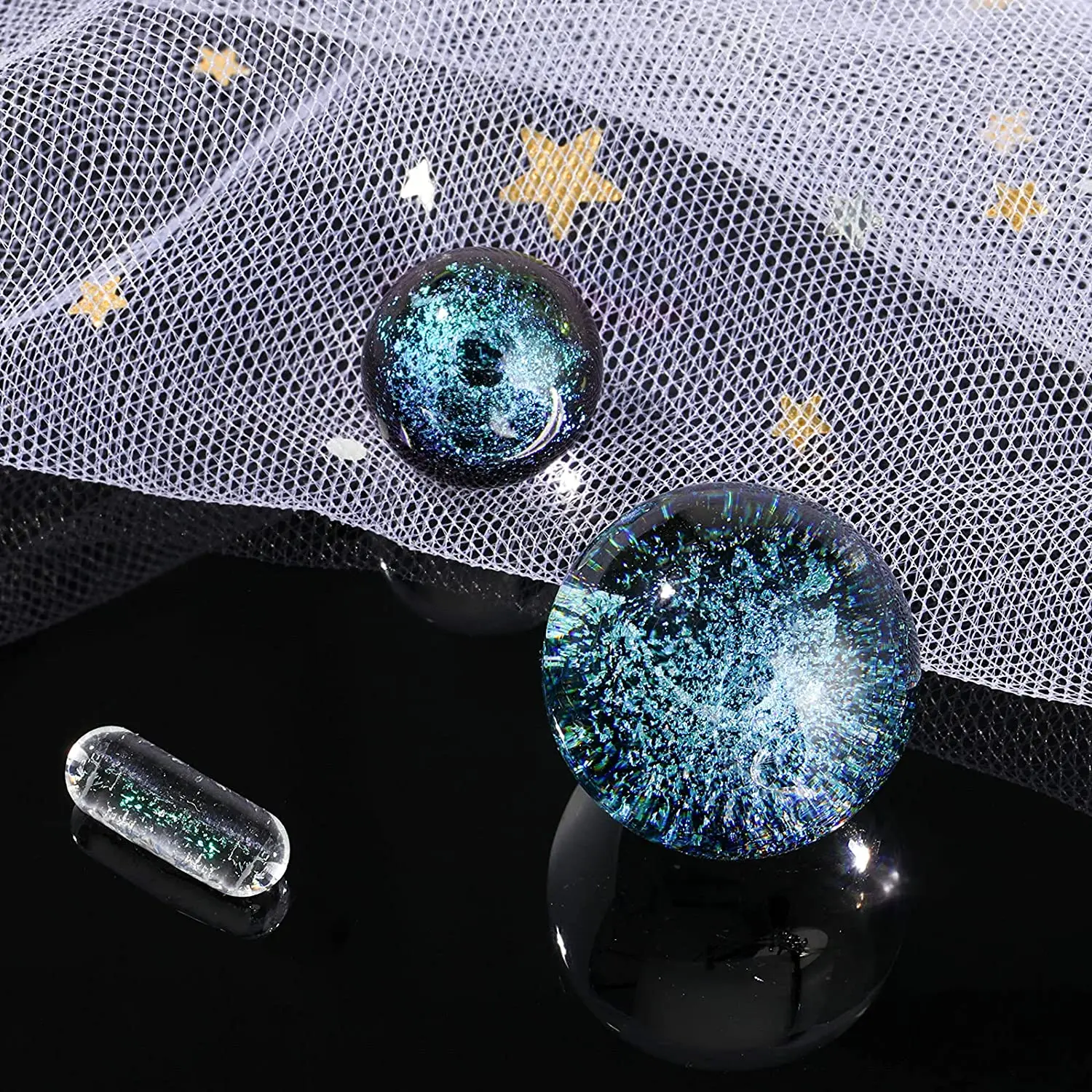 Dichro Glass Marble Set-Cosmic Galaxy Themed