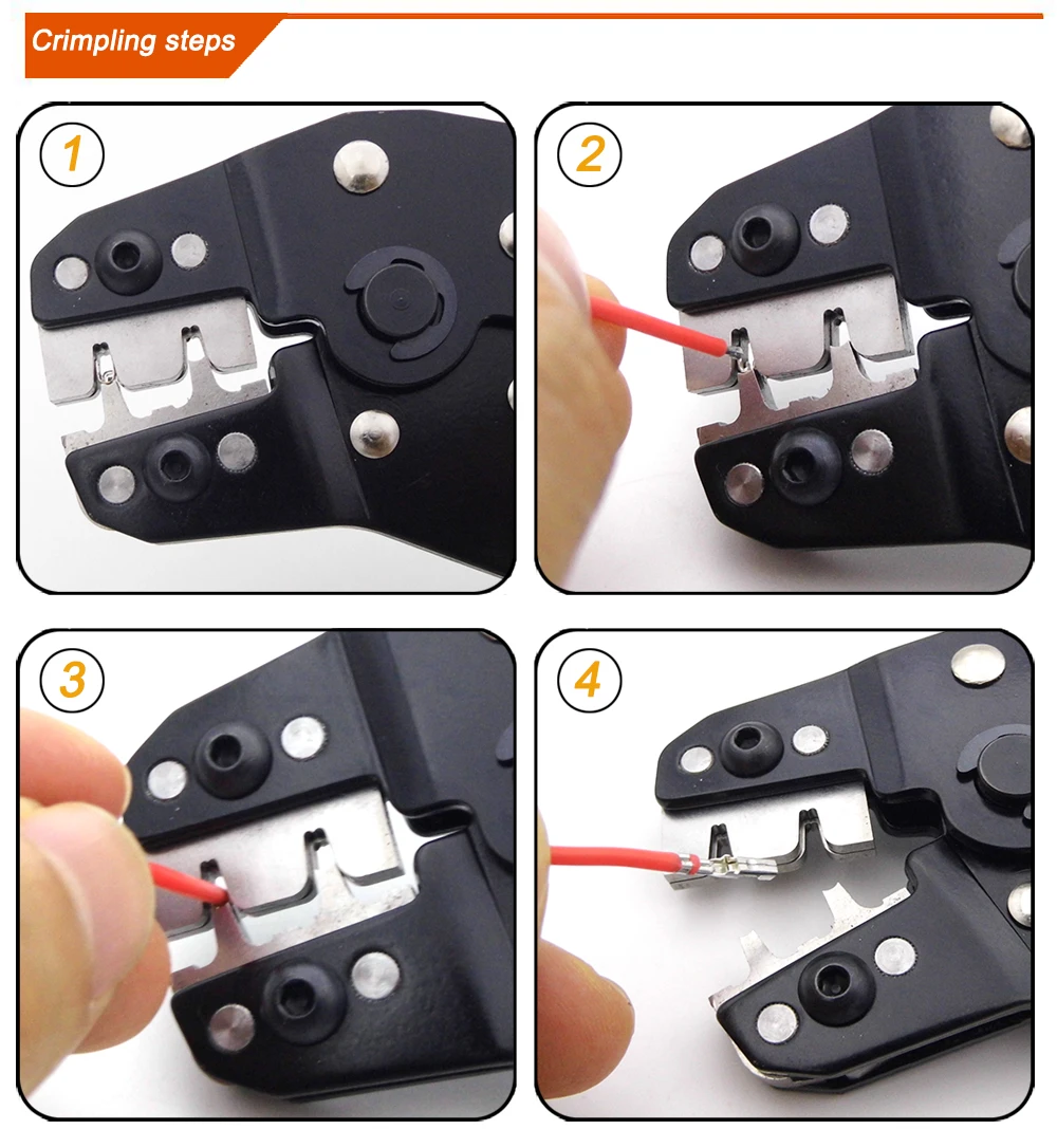 XH2.54 Crimping Tool Crimping Plier 0.08-0.5mm Wire Crimper for JST Battery Blance Plug Servo Connector RC Model